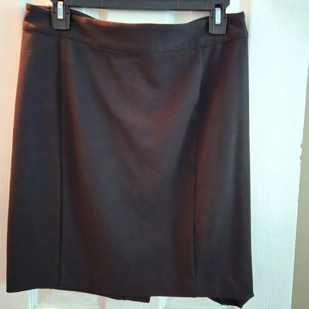 LOFT Black Knit Pencil Skirt